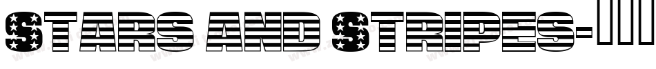 Stars and Stripes字体转换